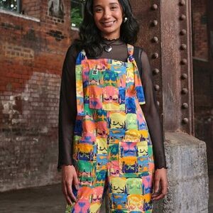 L.E. Original Dungaree:
ORGANIC TWILL - Baring All / UK 14 / ALTERED LENGTH